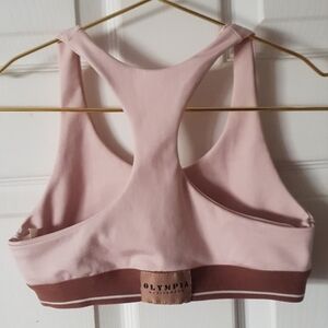 Olympia Activewear Blush and Cocoa Sports Bra